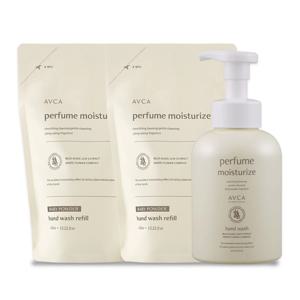 퍼퓸 버블 핸드워시 베이비파우더향 본품 500ml 1개 + 리필 450ml 2개 세트