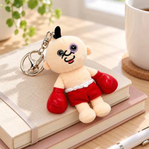 헬창 빵빵이 인형키링 12cm 헬스키링 열쇠고리 빵빵이의 일상 쓸데없는 웃긴 머슬 선물