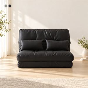 원룸 인조가죽 접이식 1인 좌식 소파베드 930