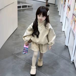 보송 플리스 스웨트 쇼츠 셋업 R28965