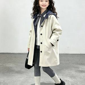 세일러카라 레이어드 롱 트렌치코트 R29070