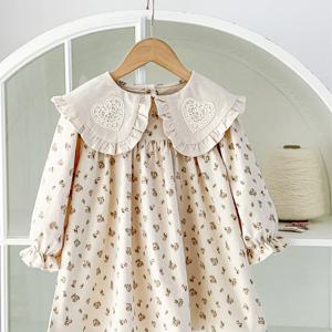 빅카라 잔꽃 프린트 원피스 R29032