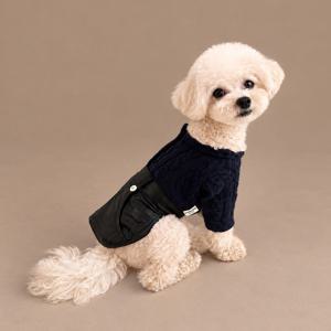 반려동물 강아지옷 가을무드 레더 스커트 S-XL, 2 colors