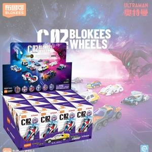 블로키 휠 울트라맨 갤럭시 파워 C02 12종세트 조립 미니카 블록 자동차 피규어 장난감