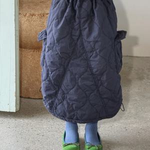 퀼팅 셔링 롱 스커트 R29202