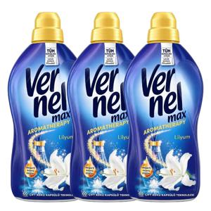 버넬 아로마테라피 고농축 섬유유연제 릴리 백합향 1.44L 3개
