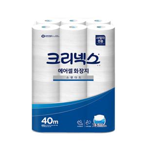 에어셀 두루마리 1겹 화장지 40m 24롤 45086