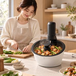 롤팬 자동회전냄비 삼겹살 구이팬 볶음 팬 (인덕션/가스 겸용)