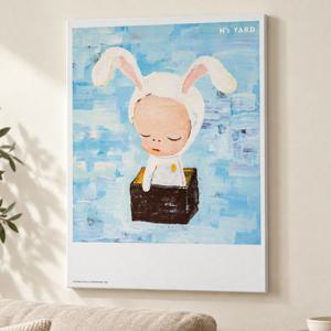 요시토모 나라 Little Bunny In The Box 포스터 캔버스 액자