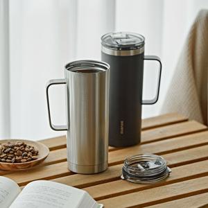 로벤 텀블러 600ml (블랙/실버)