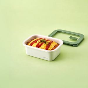 마이크로 레디 스텐 밀폐용기 에어홀 800ml