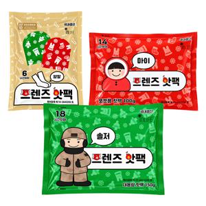 국산 겨울 핫팩 등산 세트 15개 혼합세트 방한용품