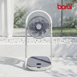 보랄 BLDC 접이식 선풍기 초슬림 저소음 리모컨 서큘레이터 무선 싱글 BR-S606RCF
