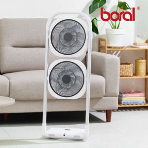 보랄 더 데일리 듀얼 헤드 BLDC 접이식 선풍기 BR-DH220F