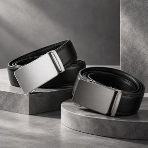 TNT-9227 남성 클래식 사각버클 자동벨트 35mm 소가죽벨트