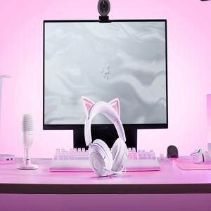 레이저코리아 크라켄 Kraken Kitty V3 X White 유선 게이밍 헤드셋