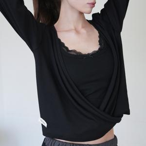 뮤즈 랩 가디건 (Black)