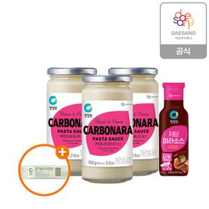 까르보나라파스타소스350g*3개 + 마라소스240g + (증정)수라당면100g
