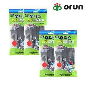 오런 후디스 PU코팅 작업용 장갑 1켤레 X 4개