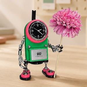 DIFFUSER CLOCK 디퓨저 클락 / 탁상시계 디퓨저 용기 로봇