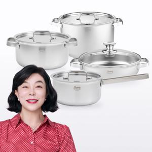 [메종드마미x스테니] 무연마제 스테인리스 통5중 냄비 편수/양수/전골/곰솥 4종 (택1)