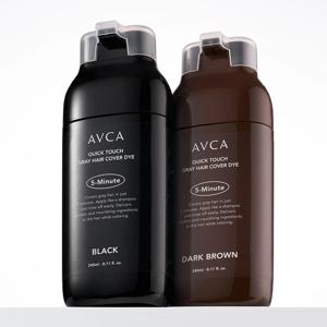 퀵 터치 5분 새치 커버 염모제 다크브라운 240ml