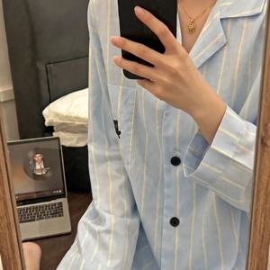 블랙캣 긴팔 상하세트 파자마 잠옷 여성 홈웨어