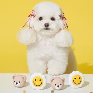 강아지 노즈워크 장난감 실리콘 공 트릿플레이볼 (B300-3)