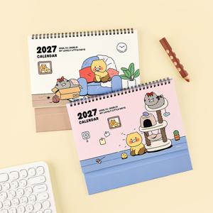 2027 춘식이 탁상 달력 카카오프렌즈 일러스트 데스크 캘린더 캐릭터 책상 달력