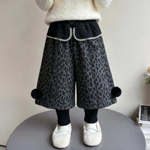 레오파드 폼폼 큘롯 레깅스 R29946