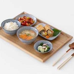 하나토쿠사 1인 식기세트 5P MADE IN JAPAN