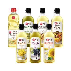 백설 조리유 900ml 7종 세트