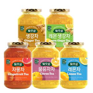 차오름 액상차 5종 1kg 1+1 유자차 레몬차 레몬생강차 자몽차 생강차