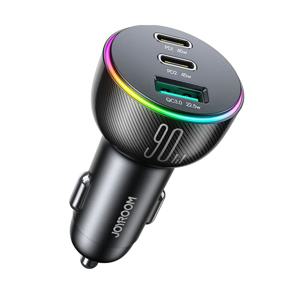 조이룸 3포트 90W PD35W 차량용 초고속 충전기 QC3.0 PPS