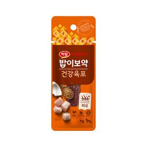 밥이보약 건강육포 피모 7g / 강아지 간식
