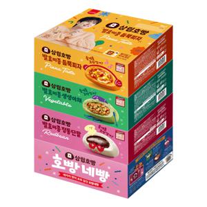 삼립호빵(단팥/야채/피자) 4가지맛 호빵네빵 2박스 외(단팥/야채/피자)