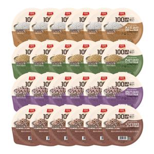 양반100밥(찰진6+현미6+흑미6+오미6) 130g 24개
