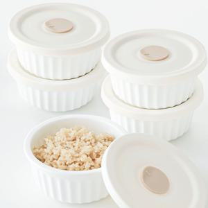 본차이나 도자기 전자레인지 냉동 밥용기 밥보관용기 320ml 5P세트