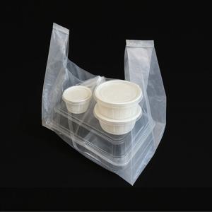 투명 배달봉투 PE 손잡이 비닐봉투 반찬 떡볶이 포장 특소 소 중 대 100매