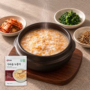 오쌀미 국산쌀로 만든 가마솥 누룽지 1kg 10개 / 국산