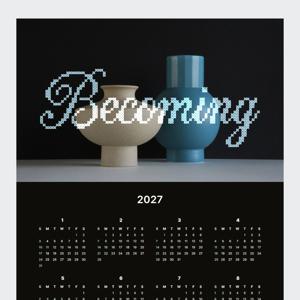 2027 '되어가는중 '달력 _ 캘린더 인테리어 포스터 A4/A3/A2