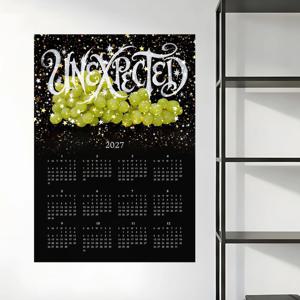 2027 'Unexpected 예상 밖의'달력_캘린더 인테리어 그래픽 포스터A4/A3/A2