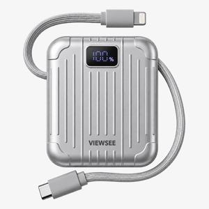 기내반입 초경량 휴대용 여행용 일체형 미니 보조배터리 10000mAh
