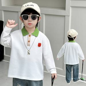 배색 카라 폴로 티셔츠 R30471