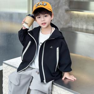 파이핑 후드 윈드 재킷 R30469