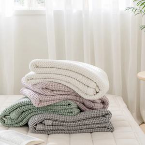 모먼트 모달와플 피그먼트 홑이불 블랭킷 (SS/Q) 4 color
