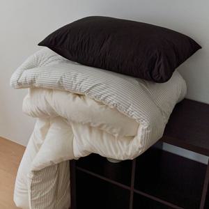 메르 고밀도 60수 순면 밍크 극세사 자가발열 차렵이불 세트 SS/Q