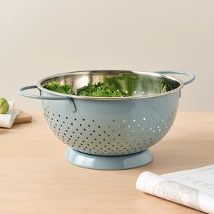 스텐 콜랜더 L 23CM 블루