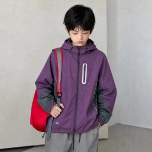 리플렉티브 라인 배색 윈드 재킷 R30856