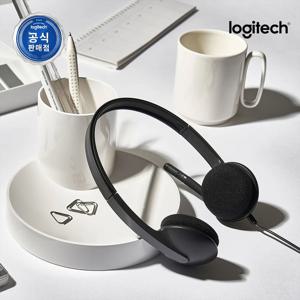 로지텍코리아 H340 헤드밴드형 USB 스테레오 헤드셋 사운드 회전식붐